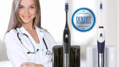 Pursonic S520 Deluxe Sonic Toothbrush Set with 18 Attachment Heads