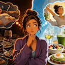 Breakfast the morning after a big meal: what do you do?
