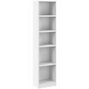 Universal 17W Narrow 5 Shelf Bookcase