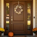 National Tree Company 20" Harvest Wreath with Pumpkin & Ornaments