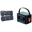 Wattbricks Portable 100W Power Station and Solar Panel Bundle
