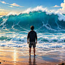 Ever stood at the edge of the ocean and watched a big swell roll in?