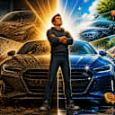 When it's time to clean my car, I:
