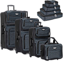 Travel Select Amsterdam 8-Piece Softside Luggage Set with Packing Cubes