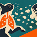 Flocked anything can kill cats or damage their lungs