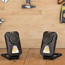 2-Pack: Infinity X1 Rechargeable Bluetooth LED Worklight Speakers
