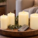 4-Pack: Luminara Flameless Pillar & Votive Sets