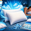 2-Pack: Melara Air Pillow Plush Cooling Gel Fiber Pillows