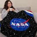 Sleep Squad 60" x 80" NASA or 3-Pack Women's USA Soccer Blankets
