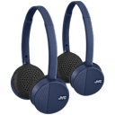 2-Pack: JVC On Ear Bluetooth Fold Flat Headphones