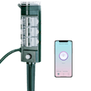 HBN Outdoor Smart Plug Outdoor Waterproof with 6 Outlets