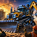 Coolest construction site vehicle: