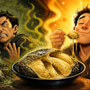 Worst-smelling, best-tasting food: