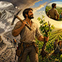Brun came to build a road and ended up planting vines instead. How do you tend to operate?
