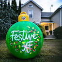 2-Pack: BigMouth Giant Inflatable LED Christmas Ornaments