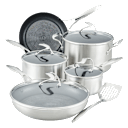 Circulon SteelShield 10-Piece Stainless Steel Nonstick Cookware Set