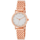 Laura Ashley Women's Stone Encrusted Dial Link Bracelet Watch