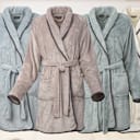 Ardour Pipe Hem Velvet Robes
