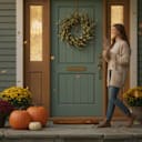 National Tree Company 22" Autumn Grass Wreath