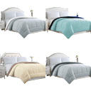 Bibb Home Reversible 2-Tone All Season Down Alternative Comforter