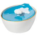 Frisco Ceramic Clouds Dog & Cat Fountain