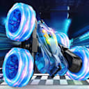 SideDeal Daily: 2-Pack: RacingFun Remote Control Double-Sided Stunt Cars with Lights