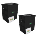 2-Pack: Drive Auto Collapsible Car Trash Can + 40 Bags