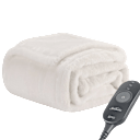 Sunbeam Heated Faux Fur Throw Blanket