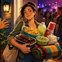 When I get invited to a party, I bring: