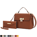 MKF Collection Hadley Women’s Satchel Bag with Wristlet Wallet by Mia K