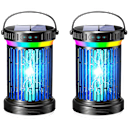 2-Pack: Hakol Solar Bug Zapper & LED Camping Lantern