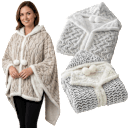 2-Pack: Chic Home Snuggle Hoodie Wearable Blanket