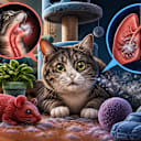 Flocked anything can kill cats or damage their lungs