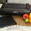 GoWISE USA 2-in-1 Smokeless Indoor Grill and Griddle with Recipe Book