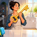 What's the key to keeping your kitchen clean?