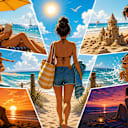 When I go to the beach, I: