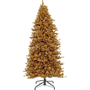 National Tree Company 9' Christmas Metallic Hinged Tree with 2000 LED Lights