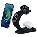 Brookstone 3-In-1 MagSafe Curved Wireless Charging Stand