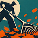 How do you clear leaves in the fall?