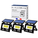 3-Pack: Hakol Super-Bright Waterproof Solar 6500K LED Spot 10W Lights