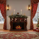National Tree Company 60" Swiss Chic Swag