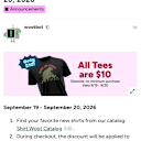 Shirts on Woot right now