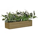 National Tree Company 22" Rectangular Christmas Wooden Box Centerpiece