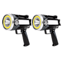 2-Pack: Star Patrol Rechargeable Flashlight Platinum Edition