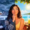 Which do you prefer: cold, dark days of winter or long, humid days of summer? Support your answer in the comments.