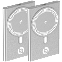2-Pack: Lifestyle Advanced 5000 mAh Slim Magnetic Wireless Charging Powerbank