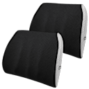 2-Pack: Black+Decker Memory Foam Lumbar Support Cushions