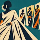 How can I style a plain satin saree for different occasions?