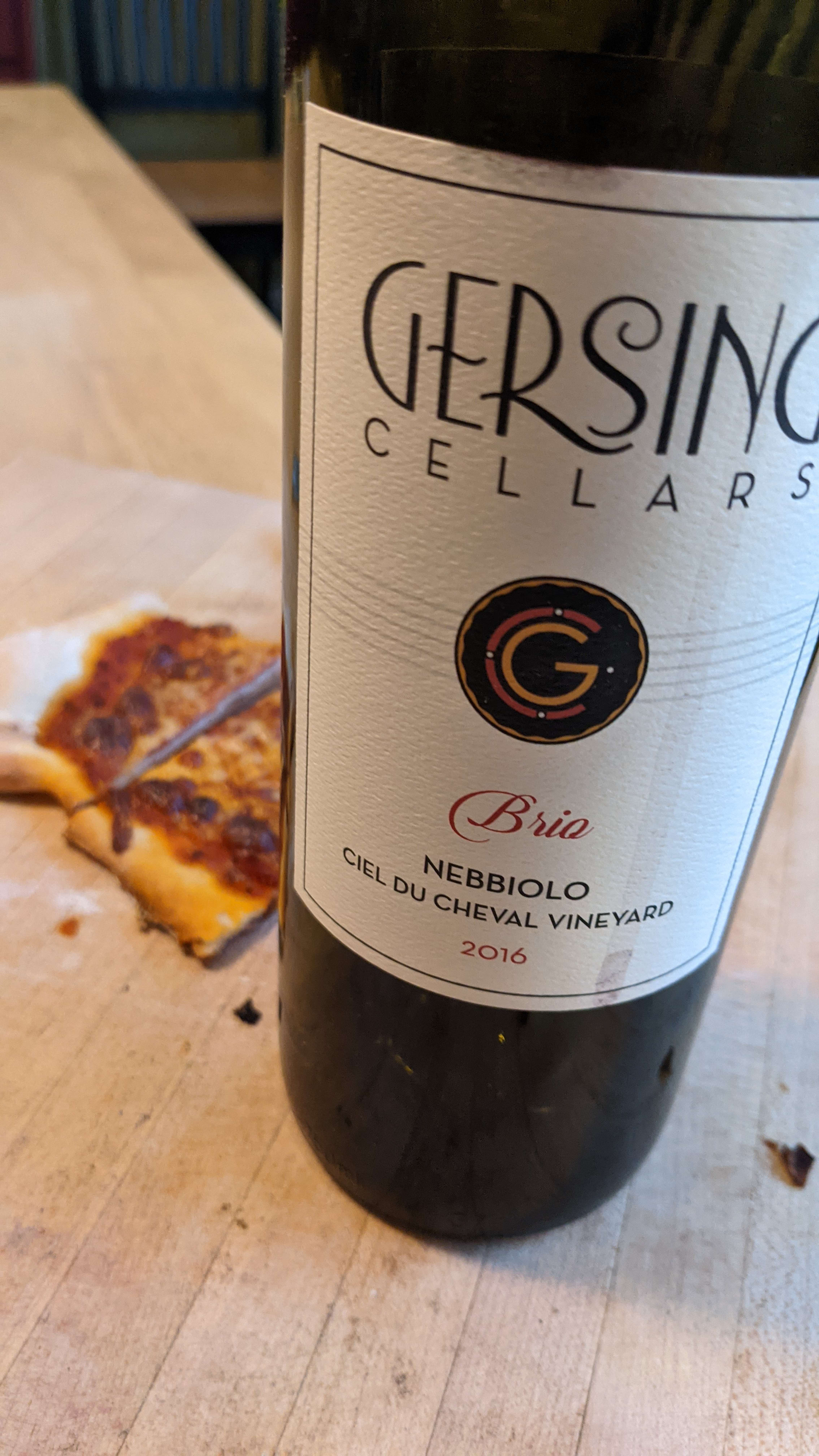 2016 Gersing BRiO Nebbiolo