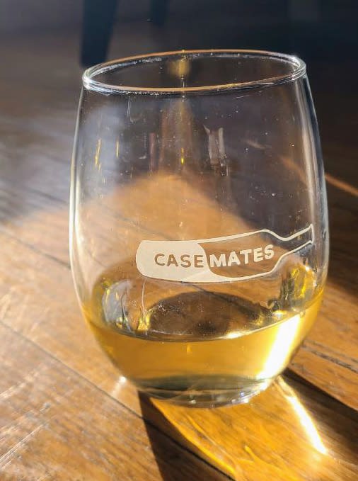 Wine in glass